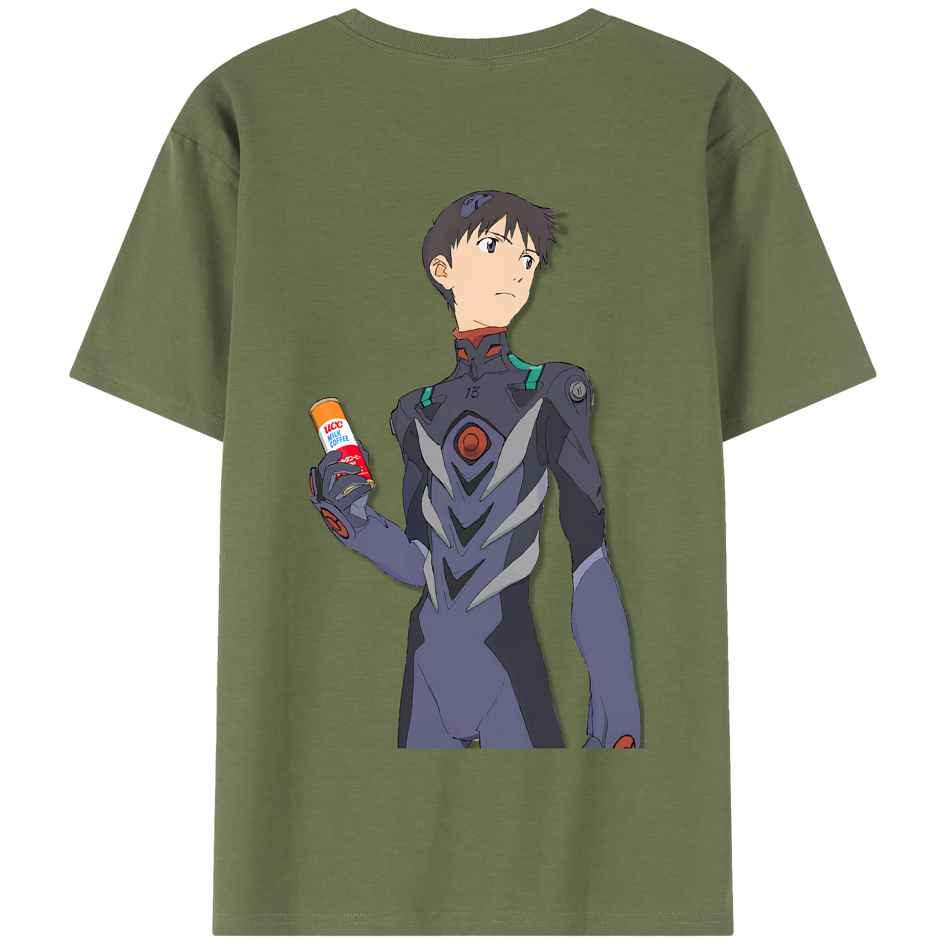 （画像用） EVA 新世紀エヴァンゲリオン 綿100％半袖Tシャツ（背面プリント）